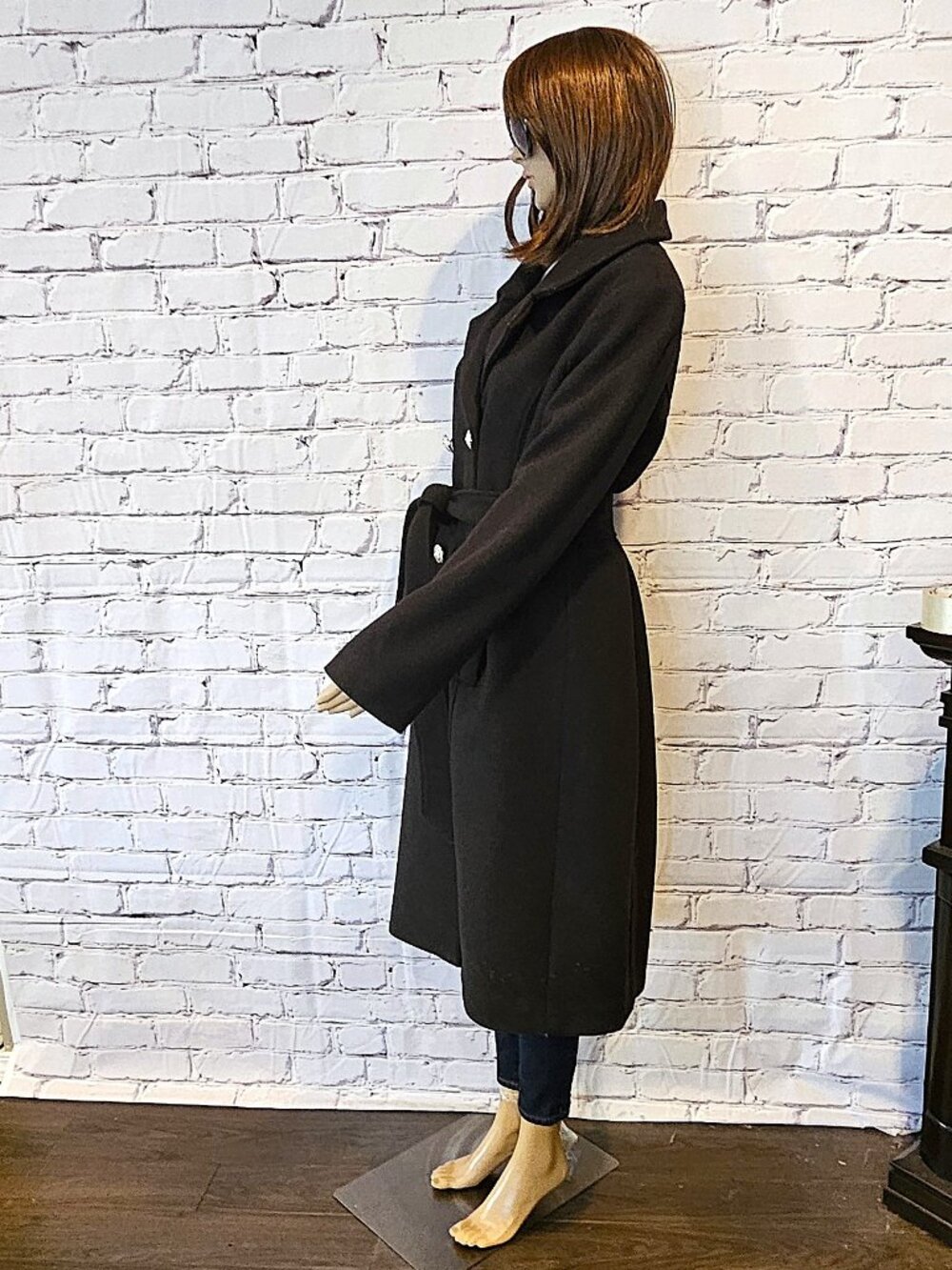 LAURA - Double-Breasted Wool-Blend Coat - Picture 11 of 13
